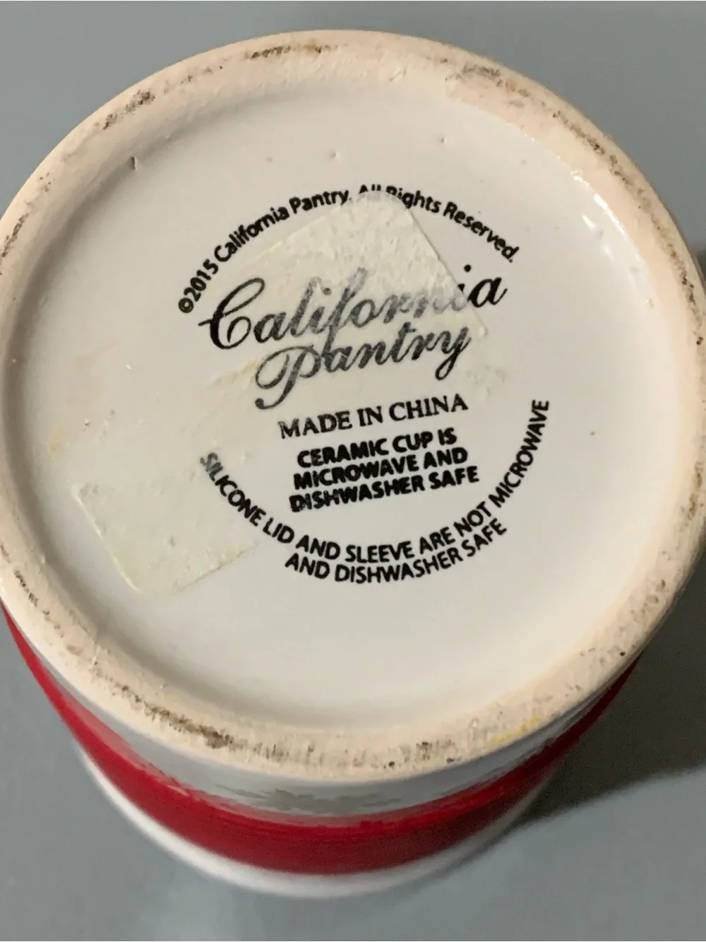 California Pantry Travel Mug Christmas 16 ounce